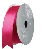 Jillson Roberts 1-Inch Double Faced Satin Ribbon Available in 21 Colors, Magenta, 6 Spool-Count (FR1010)
