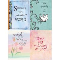 Tree-Free Greetings One Breath at a Time by Joanne Fink Sympathy Card Assortment, 5 x 7 Inches, 8 Cards and Envelopes per Set (GA31634)