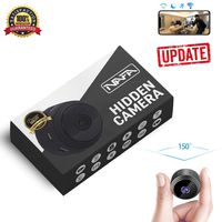 NAFA Hidden Mini Camera with WiFi [2019 Update] | Small Motion-Activated Wireless Spy Camera | Clear 150° Surveillance Recording with Night Vision | Magnetic Security, Home, Car & Nanny Cam