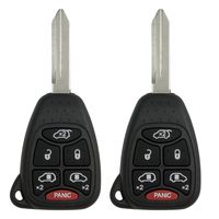 Keyless2Go Keyless Entry Remote Car Key Replacement for Vehicles That Use 6 Button M3N5WY72XX - 2 Pack