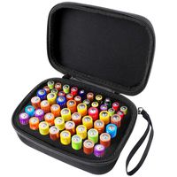 COMECASE Hard Battery Organizer Storage Box Carrying Case Bag - Holds 32 x AA, 20 x AAA, Total 52 Batteries [Tester Not Included]