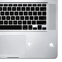 StickAny Palm Series Hockey Shooting Sticker for MacBook Pro, Chromebook, and Laptops (White)