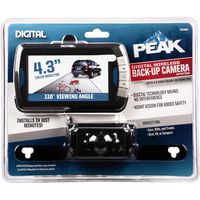 PEAK Digital Wireless Back-Up Camera, Color LCD Monitor, 4.3-inch