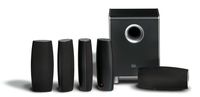 JBL CS6100BG High-Performance Complete 6-Piece Home Theater Speaker System with Brackets (Black Gloss)