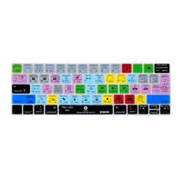 XSKN Adobe Premiere Pro CC Keyboard Skin for Touch Bar MacBook Pro 13 15 Retina Display A1706 A1707 (2016 Release, Touch Bar Sticker Gift) Functional Shortcut Silicone Keyboard Cover