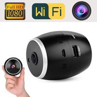1080P HD Mini 185° Degree Panoramic Wireless WiFi IP Fisheye Camera Two Way Audio