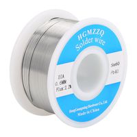 HGMZZQ 60/40 Tin Lead Solder Wire with Rosin for Electrical Soldering 0.023 inch(0.6mm-0.22lbs)