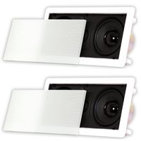 Acoustic Audio HD-5c in Wall Speakers Home Theater Surround Sound 2 Speaker Set