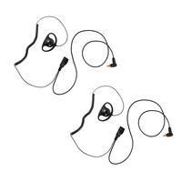 2 Pack Maxtop AEH0407D-M12 D-Sharp Earhanger PTT for Motorola SL1K SL1M SL7550 SL300 SL500