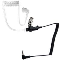 2.5mm Police Listen Only Acoustic Tube Earpiece Headset for Radio Speaker Mic by The Comm Guys