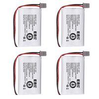 EBL Model BT1007 Rechargeable Cordless Phone Battery for Uniden BBTY0651101, 4 Pack