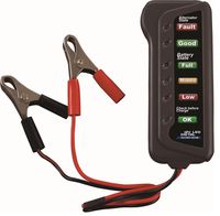 CARTMAN 12V Car Battery & Alternator Tester - Test Battery Condition & Alternator Charging (LED Indication)