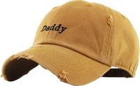 KBSV-083V Tim Daddy Dad Hat Vintage Distressed Baseball Cap Polo Style Adjustable