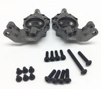 Treal Alloy Inner Front Portal Drive Housing for Traxxas TRX-4 Crawler RC Car (2) pcs - Gray