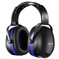 Mpow [Upgraded] Noise Reduction Safety Ear Muffs, SNR 36dB Shooting Hunting Muffs, Hearing Protection with a Carrying Bag, Ear Defenders Fits Adults To Kids with Twist Resistant Headband- Blue