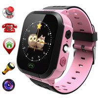 Kids Smart Watch for Boys Girls Gift - Child Sports Watch Phone Digital Wrist SOS Call Camera Flashlight Alarm Clock for Children Games Watches LBS Tracker SIM Card Slot Age 3-12 Android Smartwatch