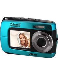 Coleman Duo2 2V8WP Dual Screen Shock & Waterproof Digital Camera (Blue)
