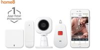 Home8 Interactive Medical Alert System (1-Cam), 1x HD Two-Way Talking Camera, 1x In-Home Panic Button, 1x Hub, Sends Smartphone Notification to Family Members or Caregivers when Button is Pressed
