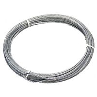 WARN 25987 Winch Accessory: Steel Cable Wire Rope with Loop End and Terminal, 5/16" Diameter x 125' Length, 4.5 Ton (9,000 lb) Capacity