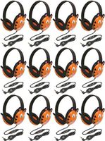 Califone 2810-TI Listening First Stereo Headphone, Tiger Motif - Pack of 12