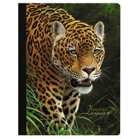 Tree-Free Greetings Classic Collection Jaguar Soft Cover 140 Page  College Ruled Notebook, 9.75 x 7.25 Inches (CJ47303)
