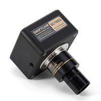 Swiftcam 18 Megapixel Camera for Microscopes, with Reduction Lens, Calibration Kit, Eyetube Adapters, and USB 3.0 Cable, Compatible with Windows/Mac/Linux