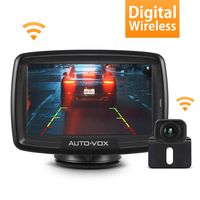 AUTO-VOX CS-2 Wireless Backup Camera Kit with Stable Digital Signal, 4.3'' Monitor & Rear View Camera for Truck, Van, Camping Car, SUV