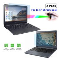 2Pack 11.6" Anti Blue Light Glare Screen Protector for Acer Chromebook R11 11.6", ASUS Chromebook C201 C202SA 11.6", Samsung Chromebook 3 11.6", 11.6" Lenovo Chromebook 100e 300e 500e Screen Filter