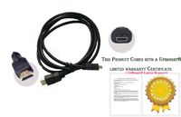 UpBright New HDMI Cable Audio Video AV to HD TV HDTV Cord for Boost Mobile HTC EVO Design 4G Smartphone 4GB (This is Micro HDMI Cable. NOT Micro USB Cable.)