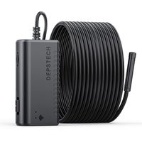 Wireless Endoscope, DEPSTECH WiFi Borescope Inspection Camera 2.0 Megapixels HD Snake Camera for Android and iOS Smartphone with 33ft Cable
