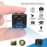 Mini Hidden Spy Camera - Shop360z Security Nanny Dash Cam with Motion Detection and Night Vision, Full HD 1080p Indoor/Outdoor for Home, Car and Office with Easy User Guide