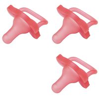 Dr. Brown's HappyPaci 100% Silicone Pacifier, 0m+, Pink, 3 Count