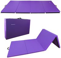 BalanceFrom BFGR-01PP All-Purpose Extra Thick High Density Anti-Tear Gymnastics Folding Exercise Aerobics Mats, 4' x 10' x 2"