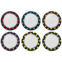 Creative Teaching Press Chalk It Up! Dots on Chalkboard 3" Designer Cut-Outs (0831)