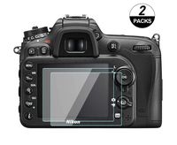 2 Pack Nikon D7200 / D7100 / D850 / D810 Screen Protector Tempered Glass for Nikon D850 D810 D7200 D7100 Touch Tiltable LCD Screen