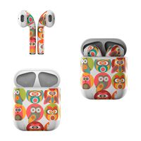 Skin Decals for Apple AirPods - Owls Family - Sticker Wrap Fits 1st and 2nd Generation