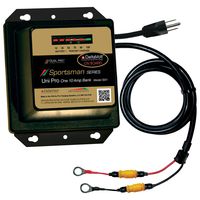 Dual Pro Sportsman Charger with 12V Output, Black/Copper