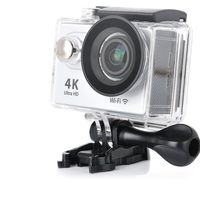 KuGi Ultra HD 4K Sport Action Camera WIFI 1080P 60fps HDMI 20MP+170 Degree Wide Viewing Angle 2.0 inch LCD Screen Waterproof Sport DV Camcorder with Accessories Kit for Extreme Outdoor Sports (Silver)