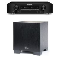 Marantz NR1608 7.2 Channel A/V Receiver and Martin Logan Dynamo 300 Subwoofer Bundle