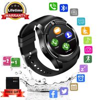 Bluetooth Smart Watch with Camera Touchscreen,Smart Watches Waterproof Unlocked Phones Watch with SIM Card Slot Compatible with Android Phone XS 8 7 6