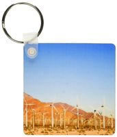 3dRose Palm Springs, Energy Wind Turbines, California, Inti St. Clair Key Chains, Set of 2 (kc_88418_1)