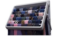 TieMaster tie Master Holds 60-70 Ties tie Rack tie Organizer tie Holder Closet tie Organizer 8 Position tie Organizer mounts on The Wall fits Behind a Door in Your Closet no Closet Rod Space is Used