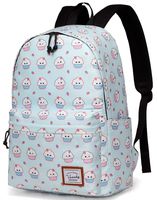 School Backpack for Girls,VASCHY Water Resistant Durable Casual Schoolbag Bookbag for Middle School Students in Blue Ice-Cream