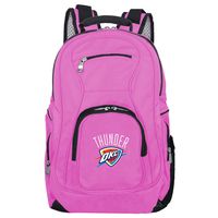 NBA Oklahoma City Thunder Voyager Laptop Backpack, 19-inches, Pink