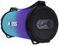 AXESS SPBL1045 Maxi Portable Bluetooth Hi-Fi Bluetooth Speaker with Dancing LED Lights, Black