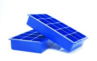 Kitch Cube Ice Tray 2 Pack Silicone Ice Cubes - Cobalt Blue