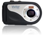 Vivitar 8400BK ViviCam 8 MP Compact System Camera with 2.4-Inch LCD Body Only (Black)