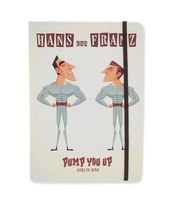 Saturday Night Live Hans and Franz 96 Pages A5 Multi-Use Notebook, 5-3/4 x 8-1/4 Inches (SNLJ02)