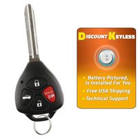 Discount Keyless Replacement Uncut Car Remote Fob Ignition Key For Toyota Camry HYQ12BBY