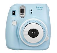 Fujifilm instax Mini 9 Instant Camera Film Camera for Ideal Gift - Ice Blue White